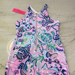 Lilly Pulitzer Kids Girl's Alyson Sea Print Shift Dress